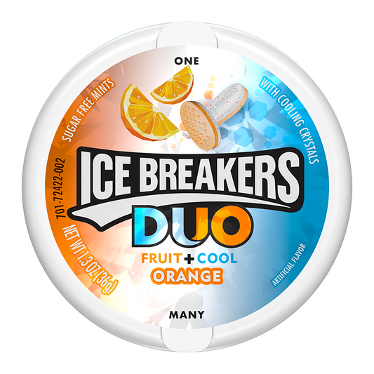 Ice Breakers - Duo Orange Mints 36 Gram