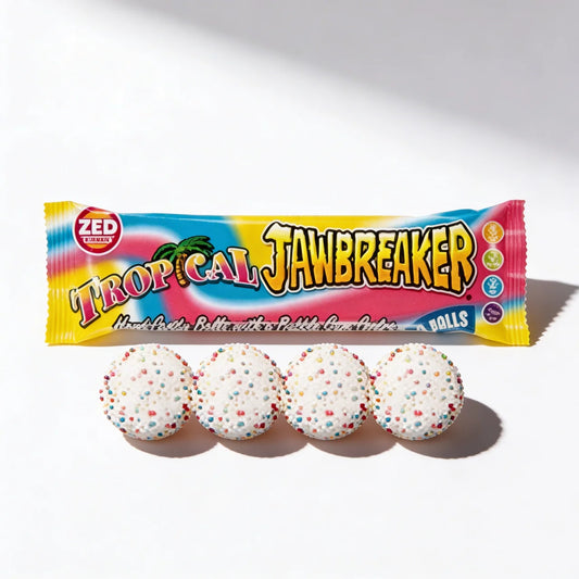 Zed - Jawbreaker Tropical, paquet de 4 (Halal)