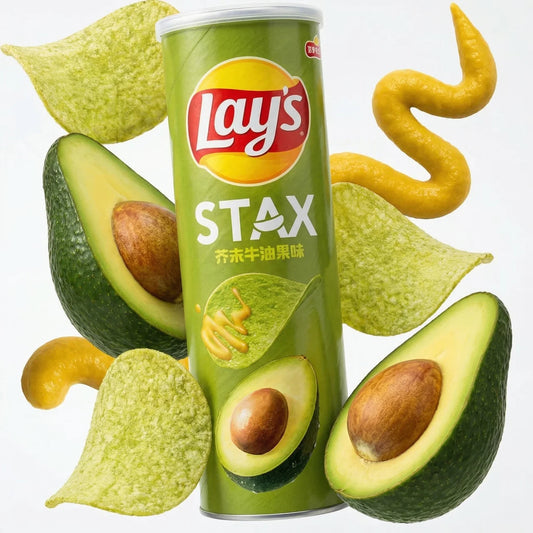 Lay's - Stax Mustard Avocado Flavor 90 Gram