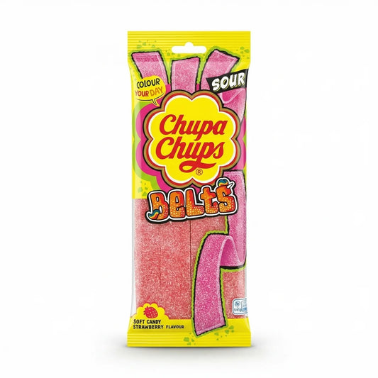 Chupa Chups - Strawberry Belts 90 Gram
