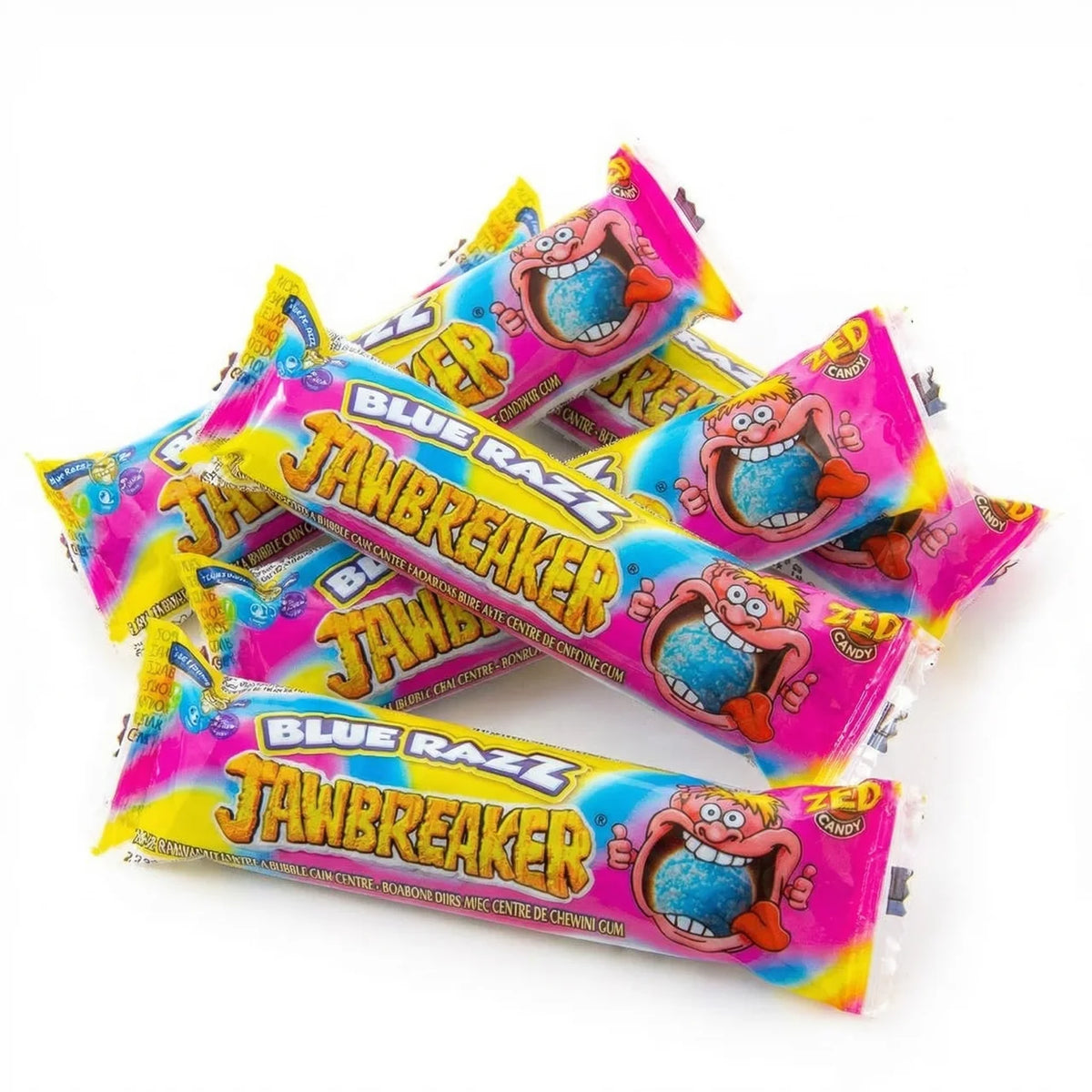 Zed - Jawbreaker Blue Razz, paquet de 4 (Halal)