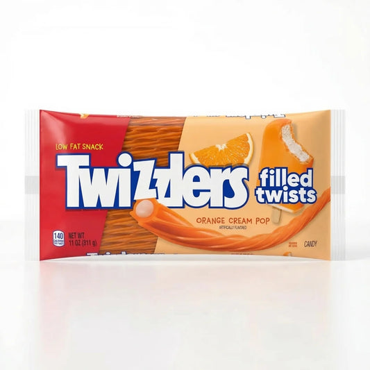 Twizzlers - Filled Twists Orange Cream Pop 312 Gram
