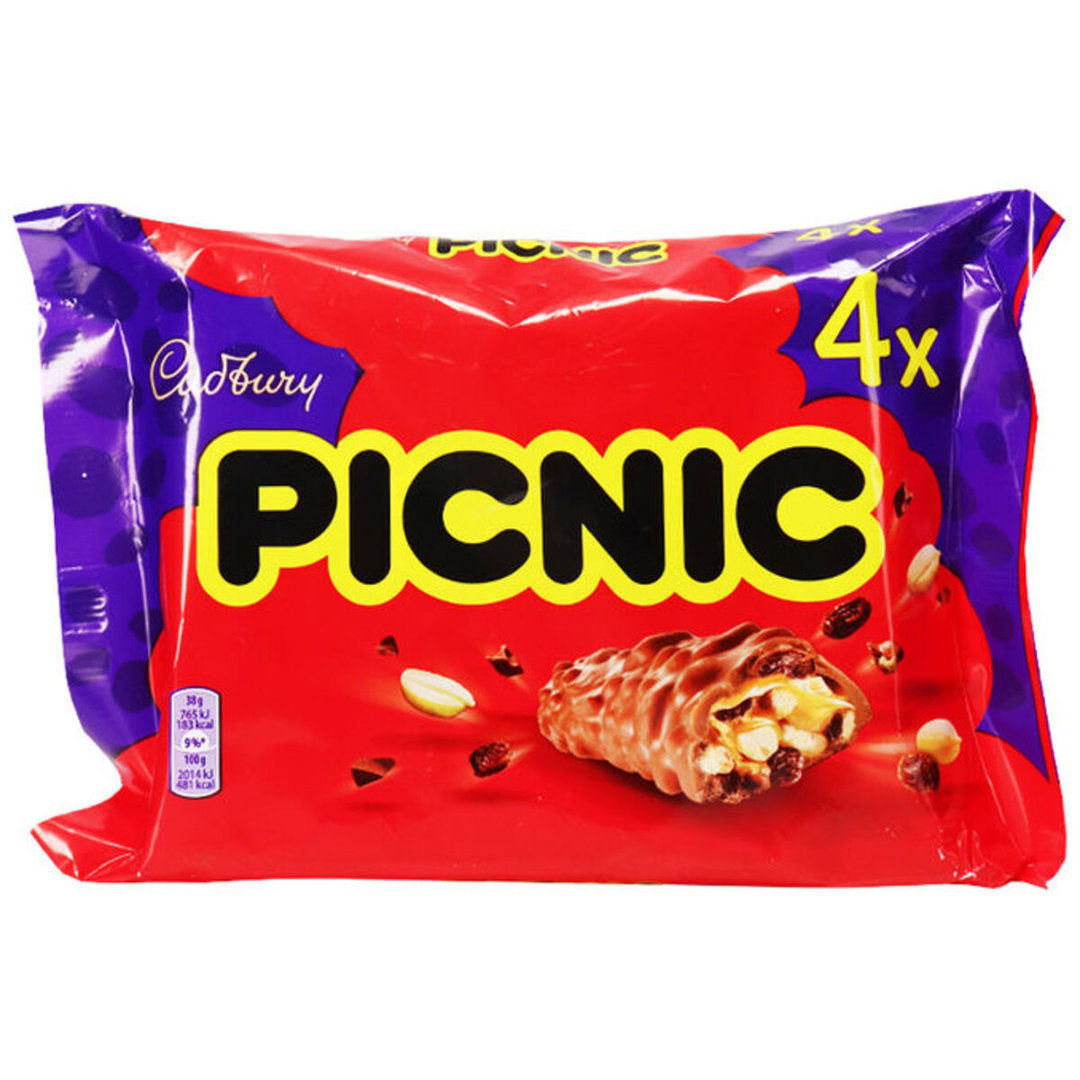 Cadbury -Picknick 4er-Pack 152 Gramm