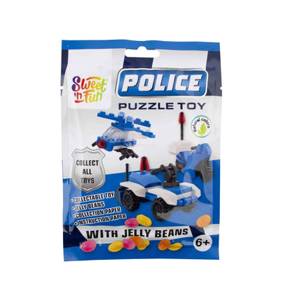 Police Puzzle Toy Candy 5 Gram 20 Pièces
