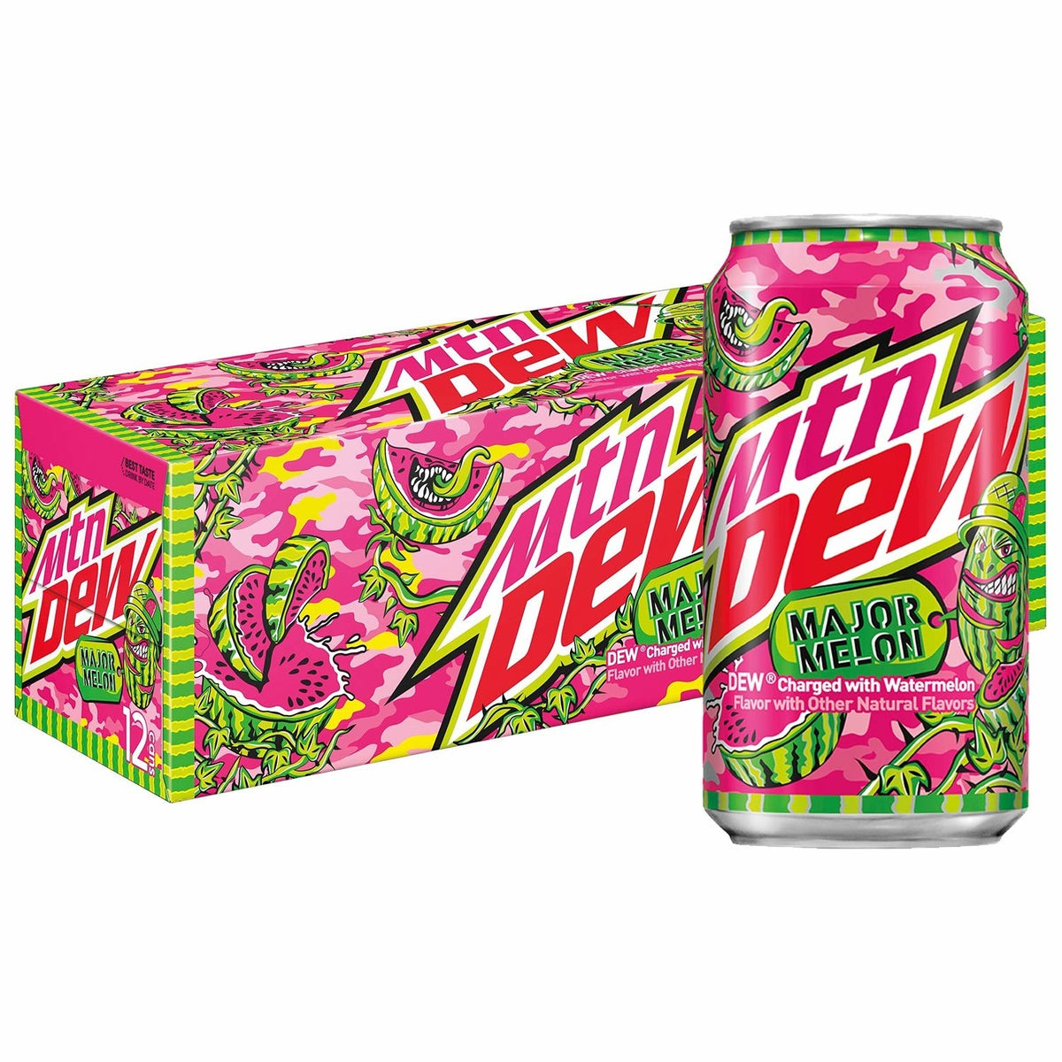 Mountain Dew - Major Melon 355ml 12 Blikjes