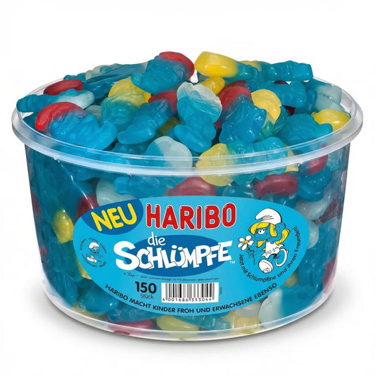 Haribo - Winegum Smurfen 150 Stuks 1350 Gram