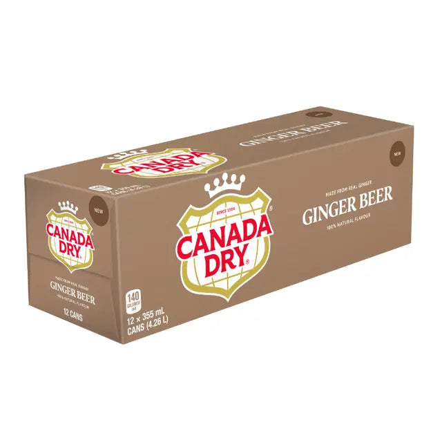 Canada Dry – Ingwerbier 355 ml, 12er-Packung