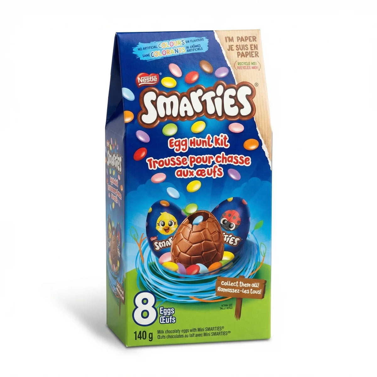 Nestlé - Smarties Ostereiersuche-Packung 140 Gramm