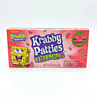 Spongebob - Watermelon Gummy Krabby Patties 72 Gram