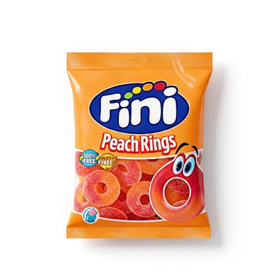 Fini - Pfirsichringe 75 Gramm (Halal)