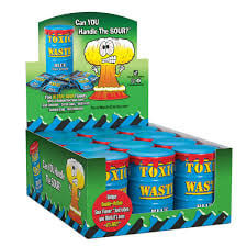 Toxic Waste - Blue Sour Candy Drum 42 Gram 12 Stuks (Halal)