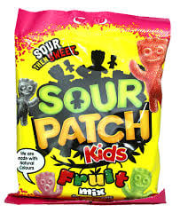 Sour Patch - Fruchtmischung für Kinder, 140 Gramm