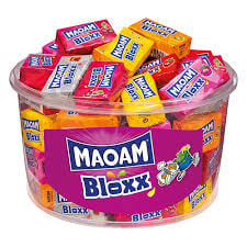 Maoam - Bloxx Silo 22 Gram 50 Stuks