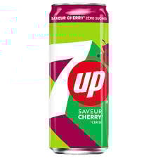 7UP - Cherry Zero 330ml 24 Blikjes