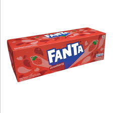 Fanta - Strawberry 355ml 12 Blikjes ***THT 24-11-2025***