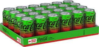 Coca Cola - Lime Zero Sugar 330ml 24 Canettes