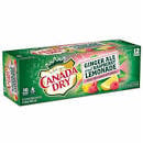 Canada Dry - Ginger Ale + Raspberry Lemonade 355ml 12 Blikjes