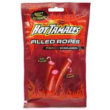 Hot Tamales - Filled Ropes 85 Gram