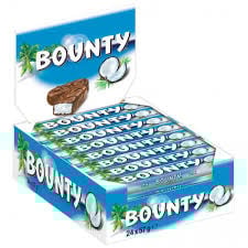 Bounty 57 Gram 24  Stuks (import)