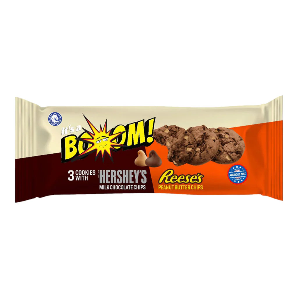 Boom - Baked Cookies with Hershey’s & Reese’s Peanut Butter 25 Gram