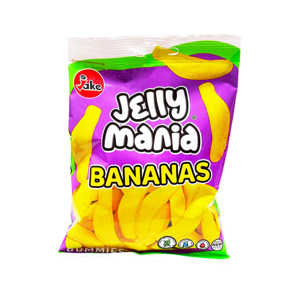Jake - Jelly Mania  Bananas 100 Gram (Halal)