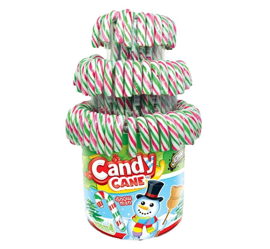 Candy Canes Red-White-Green 12 Gram 100 Stück