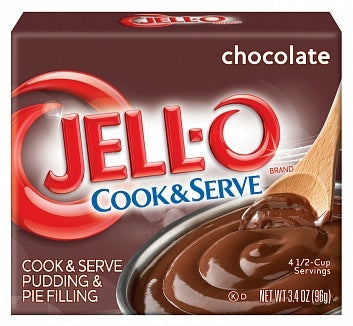Jell-O - Cook & Serve Dessert Mix Chocolate 96 Gram