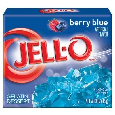 Jell-O - Berry Blue Gelatin 85 Gram