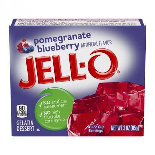 jello, black, cherry,