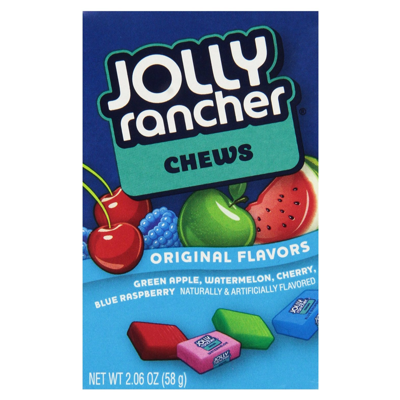 Jolly Rancher - Bonbons à mâcher aux fruits originaux 58 grammes