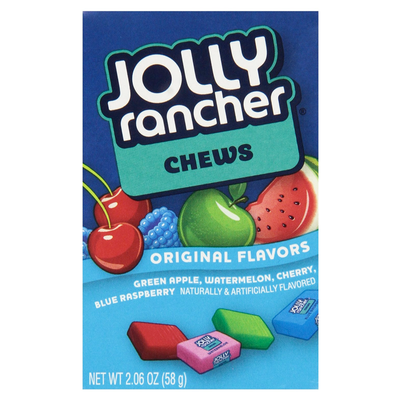 Jolly Rancher - Bonbons à mâcher aux fruits originaux 58 grammes