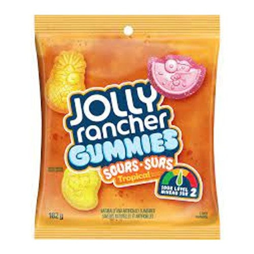Jolly Rancher - Gummies Sour Tropical 182 Gram