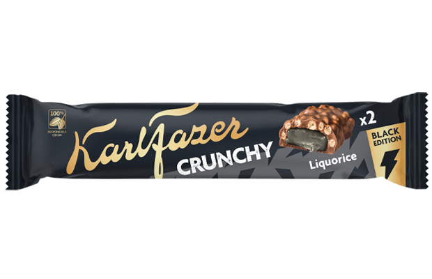 Karl Fazer - Crunchy Black Edition 55 Gramm