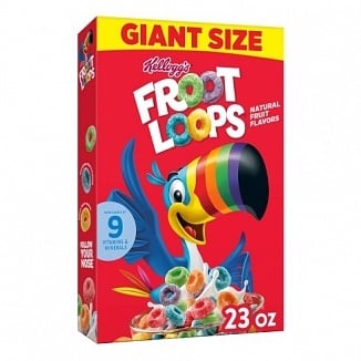 Kellogg's - Froot Loops Giant Size 652 Gram
