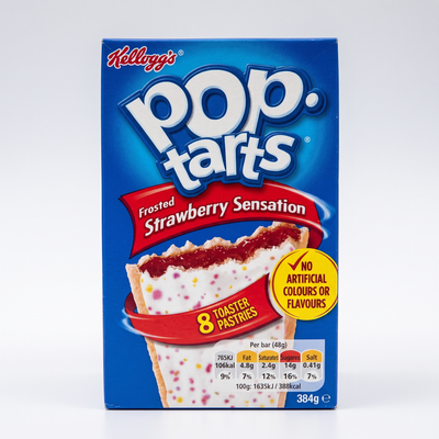 Kelloggs - Pop-Tarts Frosted Strawberry Sensation 384 Gram