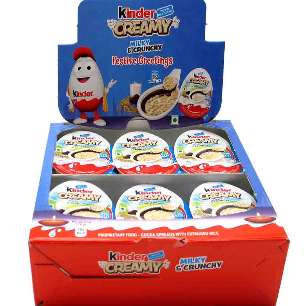 Kinder - Creamy Milky & Crunchy 19 Gram 24 Stück