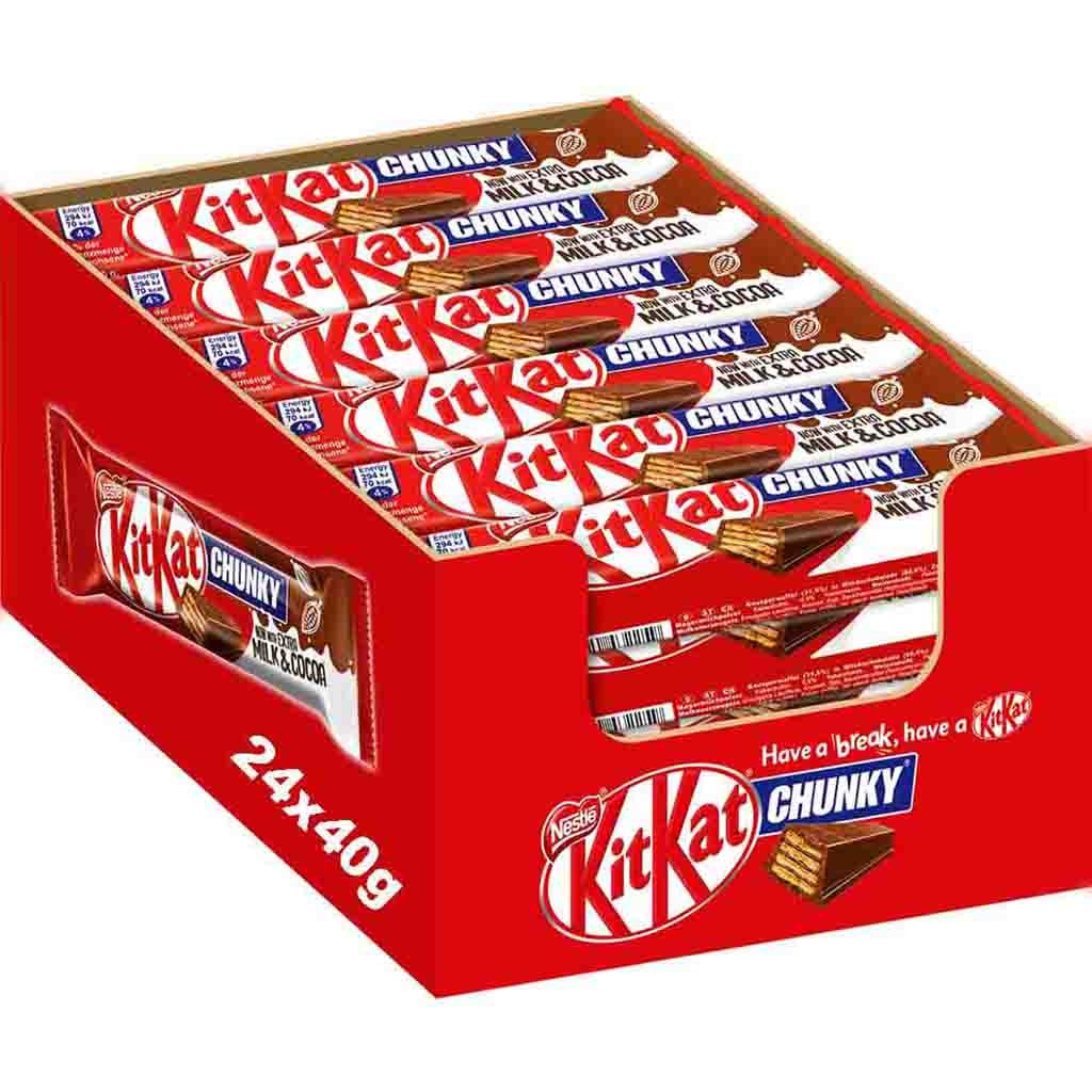 Nestle - Kit Kat Chunky Classic 40 Gram 24 Stück (import)