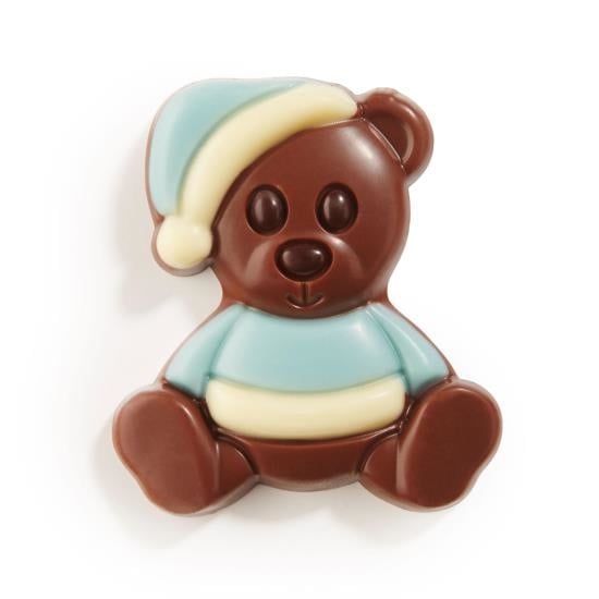 Geboorte Schokolade knuffelbeertjes Blauw 10 Stück