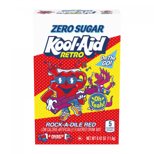 Kool-Aid - Sugar-Free Retro Rock-A-Dile Red On The Go Drink Mix 11,9 Gram