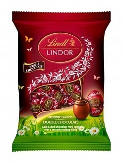 Lindor - Doppelschokoladen-Mini-Eier 80 Gramm