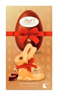 Lindt - Lait aux œufs Lapin d'or 195 grammes