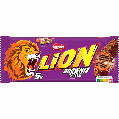 Nestlé - Lion Brownie Style Snackgröße 5er-Pack 150 Gramm