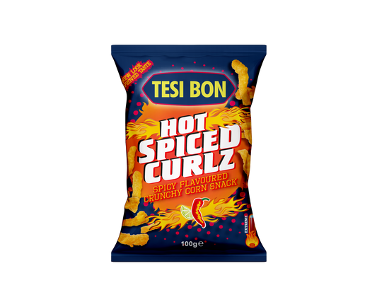 Tesi Bon - Hot Spiced Curlz 100 Gram