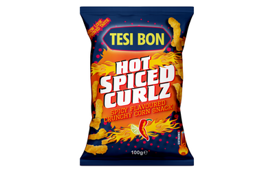 Tesi Bon - Hot Spiced Curlz 100 Gram 14 Pieces