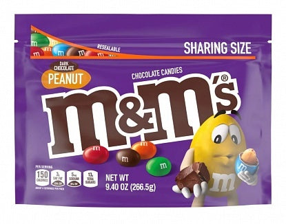 M&amp;M's - Dunkle Schokolade 266 Gramm