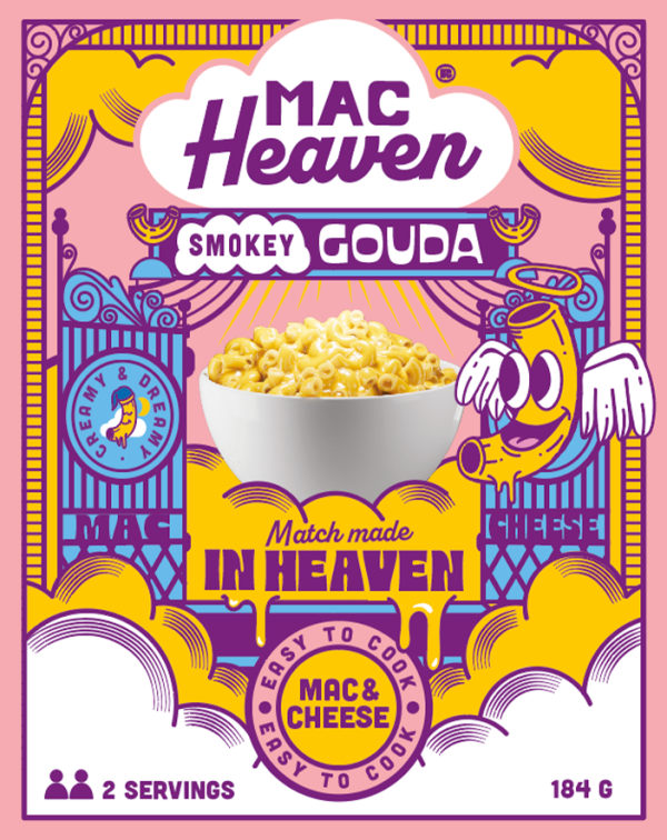 Mac Heaven - Mac & Cheese Smokey Gouda 184 Gram