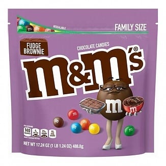 M&M's - Fudge Brownie Family Size 489 Gram