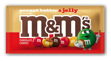 M&amp;M's Beurre de cacahuète et confiture 40 grammes