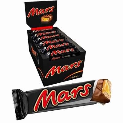 Mars - 51 Gram 24 Stuks (import)