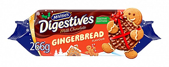 McVitie's - Gingerbread Chocolate Digestives 266 Gram